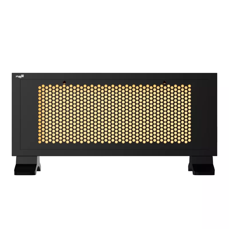 Zwart draagbare verre infrarood grafeenverwarming